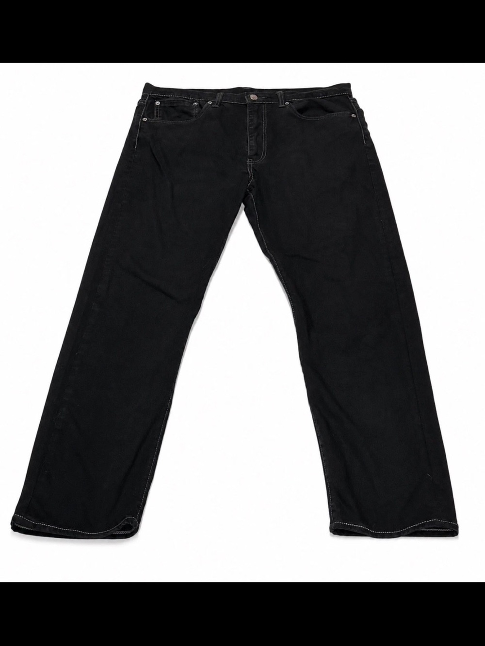 Vintage Levi’s 522 Slim Taper - Black - Measured 36x28 - Discontinued Silhouette